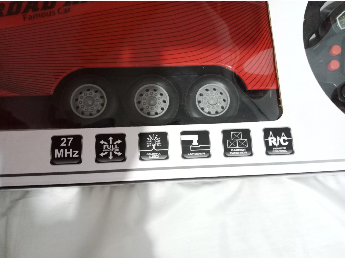 Road Rage Heavy Truck RC Remote Control Toy | Rechargeable LED Light & Sound Truck
