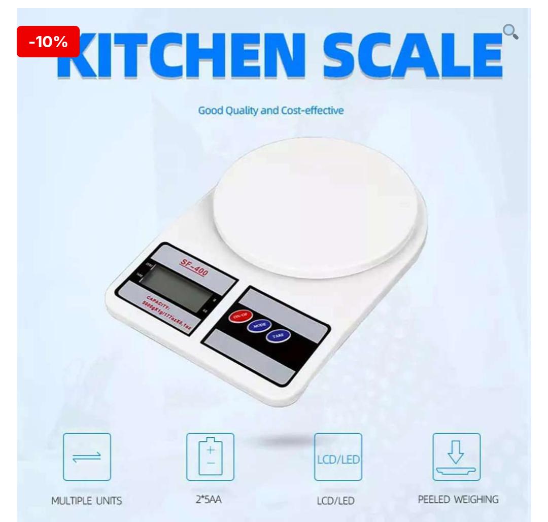 SF-400 Digital Kitchen Scale – Electronic Food Weight Machine